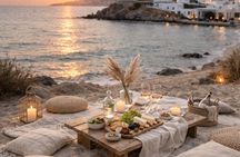 Sunset Picnic Experience in Mykonos with Wine and Views