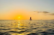 Waikiki Sunset Cruise and Iconic Views with Swimming