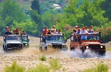 Alanya 4 in 1 Adventure with Buggy ,Rafting, Zipline, Jeep Safari