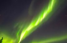 Northern lights by fire