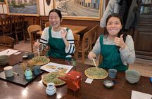 Tokyo Matcha Soba Making Experience with a Soba Chef