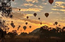 Teotihuacan Hot Air Balloon and Grotto Transportation and Breakfast
