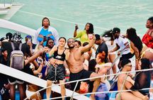 Punta Cana Party Boat with Music Drinks and Snorkeling & pick up