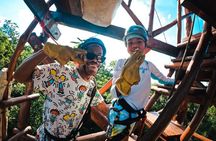 Ziplining in Cozumel Mexico – 5 Line Adventure