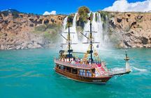 Antalya: Falez Cliffs & Waterfalls Boat Trip with Lunch