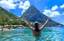 Experience Paradise: Sugar Beach Between the Pitons By Speedboat