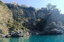 Group boat tour along the Costa degli Aranci with aperitif