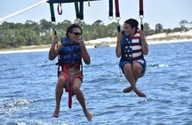Parasailing Adventure Over Shell Island in Panama City Beach
