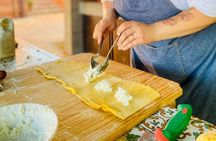 Amalfi Coast Views Pizza or Pasta Class in a Salerno Olive Grove