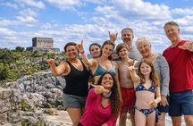 Private Tulum Ruins with Reef Snorkel, Cenote & Mayan Ceremony