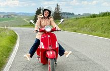 Sunset Vespa Tour: Medieval Villages, Dinner and Wine Tasting