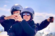 PRIVATE Sunset Vespa Ride Medieval Villages Dinner Wine Tasting &