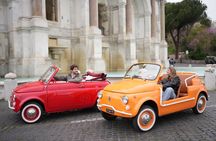 Cabriolet Vintage Fiat 500 City tour with Photoshoot