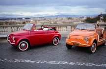 Cabriolet Vintage Fiat 500 City tour with Photoshoot