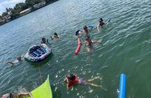 Relaxing Day at Ft. Lauderdale Sandbars on a 37 to 40 Ft Yacht