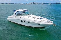 Relaxing Day at Ft. Lauderdale Sandbars on a 37 to 40 Ft Yacht