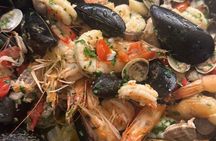 Med Fish Pasta Evoo and Rosato Wine Amaro Course in Puglia