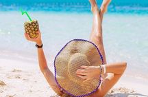Hula Hula Island with Glass Boat & Lunch from Hurghada