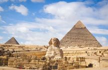 The Grand Egyptian Museum and Giza Pyramids