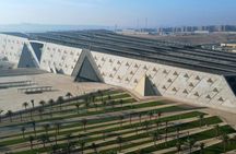The Grand Egyptian Museum and Giza Pyramids