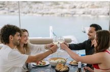 Heraklion Catamaran to dia island with lunch and drinks