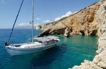 Agios Georgios Wooden Boat, Blue Lagoon ,Antiparos, Sea Caves
