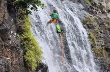 Rapelling waterfalls at Tamarind Falls-7Cascades