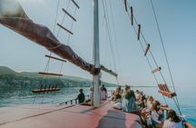 Kefalonia Boat Adventure Swimming and Traditional Greek Lunch