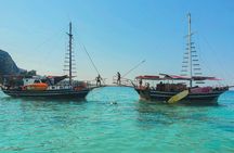 Kefalonia Boat Adventure Swimming and Traditional Greek Lunch