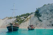 Kefalonia Boat Adventure Swimming and Traditional Greek Lunch