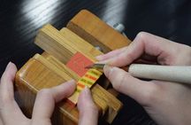 Kyoto Personalized Kanji Name Seal (Hanko) & Matcha Sweets