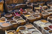 Private Fes Panoramic Tour by Car: Royal Palace, Tanneries