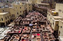 Private Fes Panoramic Tour by Car: Royal Palace, Tanneries