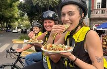 Bike, tacos and Cable Car Tour in Mexico City