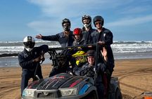 Casablanca Quad Biking Beach Ride at Sunset with ATV Instructor