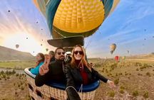 Cappadocia Hot Air Balloon with Pickup, Breakfast & Champagne