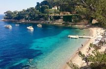 Sunbed And Swimming in Crystal Blue Water
