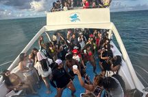 Island Boat Party with drinks