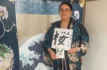 Authentic Japanese calligraphy at Hidden Gem near Tokyo Skytree