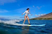 Large Family Surf Lesson Rate for 5+ People at Ukumehame Beach