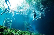 Tulum Jungle 1KM Zipline+ATV+Cenote+Water Zipline & Rappel