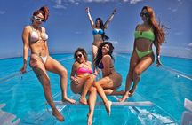 Isla Mujeres Clear Boat Ride + Free Photo at Reef & Marine Life