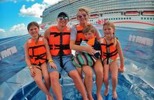 Isla Mujeres Clear Boat Ride + Free Photo at Reef & Marine Life