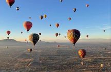 Hot Air Balloon Flight in TEOTIHUACÁN COFFE BREAK + BREAKFAST