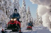Arctic Circle Snowmobile Safari for Beginners in Rovaniemi