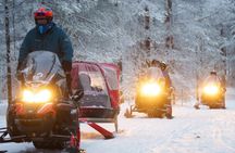 Family Snowmobile Safari from Santa Claus Village