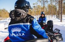 2-hour Early Winter Snowmobile Safari in Rovaniemi, Apukka Resort