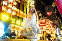Osaka Dotonbori Night Photoshoot with Photographer