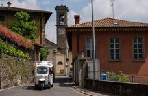 Tour in Tuk Tuk in Bergamo, Upper Town and the ancient Venetian walls