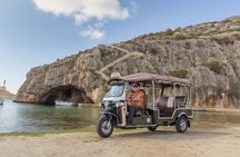 Sunset Gozo Tuk-Tuk Chauffeured Tour Including Comino Cruise